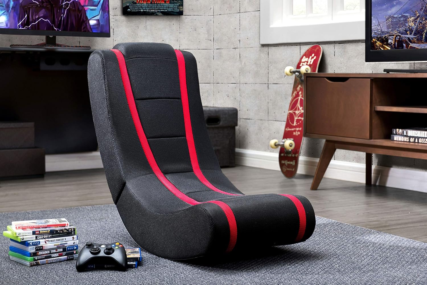 GameRider Nitro II Game Rocker, Red Pack of 2