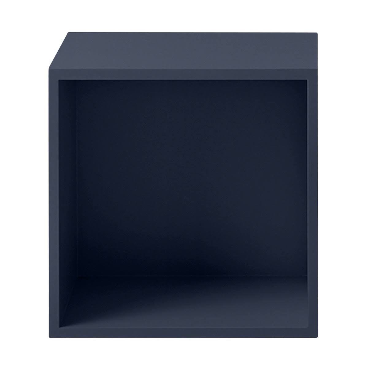 Muuto Stacked 2.0 Shelf Module w/ Background, Medium, Midnight Blue