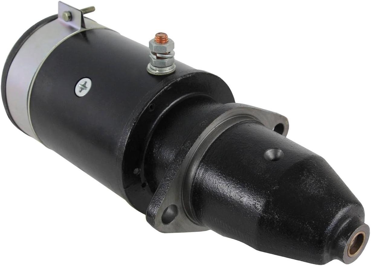 Rareelectrical NEW 6V 10T STARTER MOTOR COMPATIBLE WITH 51-40 INTERNATIONAL TRACTOR O-4 IHC C-152 1107448
