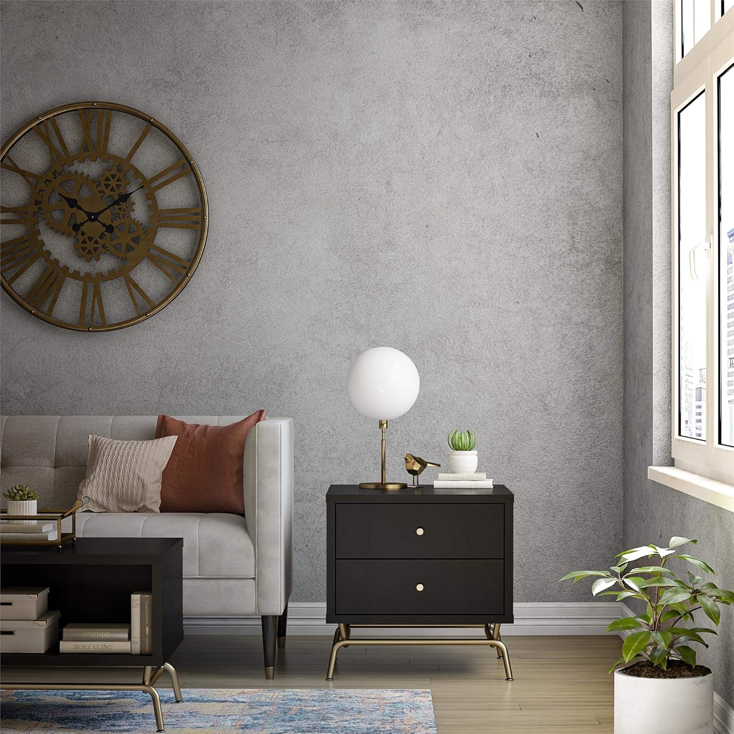 CosmoLiving by Cosmopolitan Nova 65&rdquo;, Black TV Stand