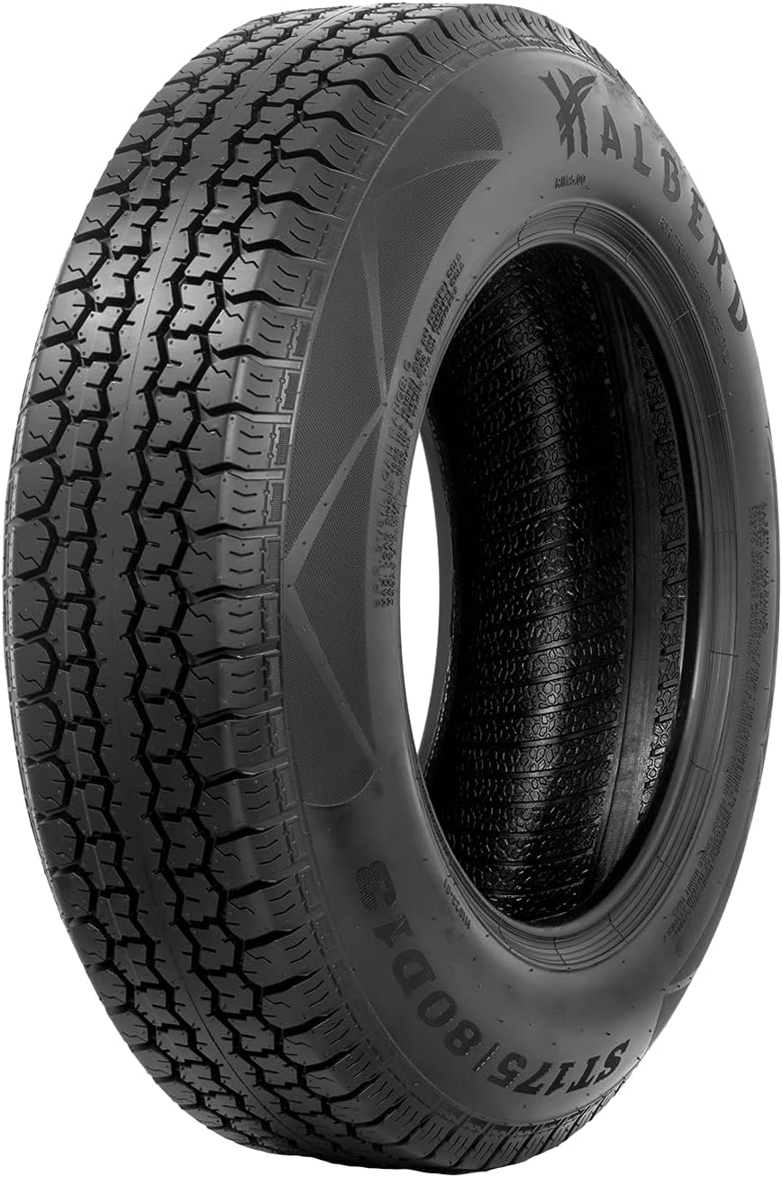 HALBERD Premium New Trailer Tires ST205/75D15, 6PR Load Range C, 15in Fuel-saving Designed Trailer Tires 205 75 15 for Travel/Camper/Landscape/Cargo/Utility/Boat/Horse/Farm/Hauler Trailer(Pack of 4)