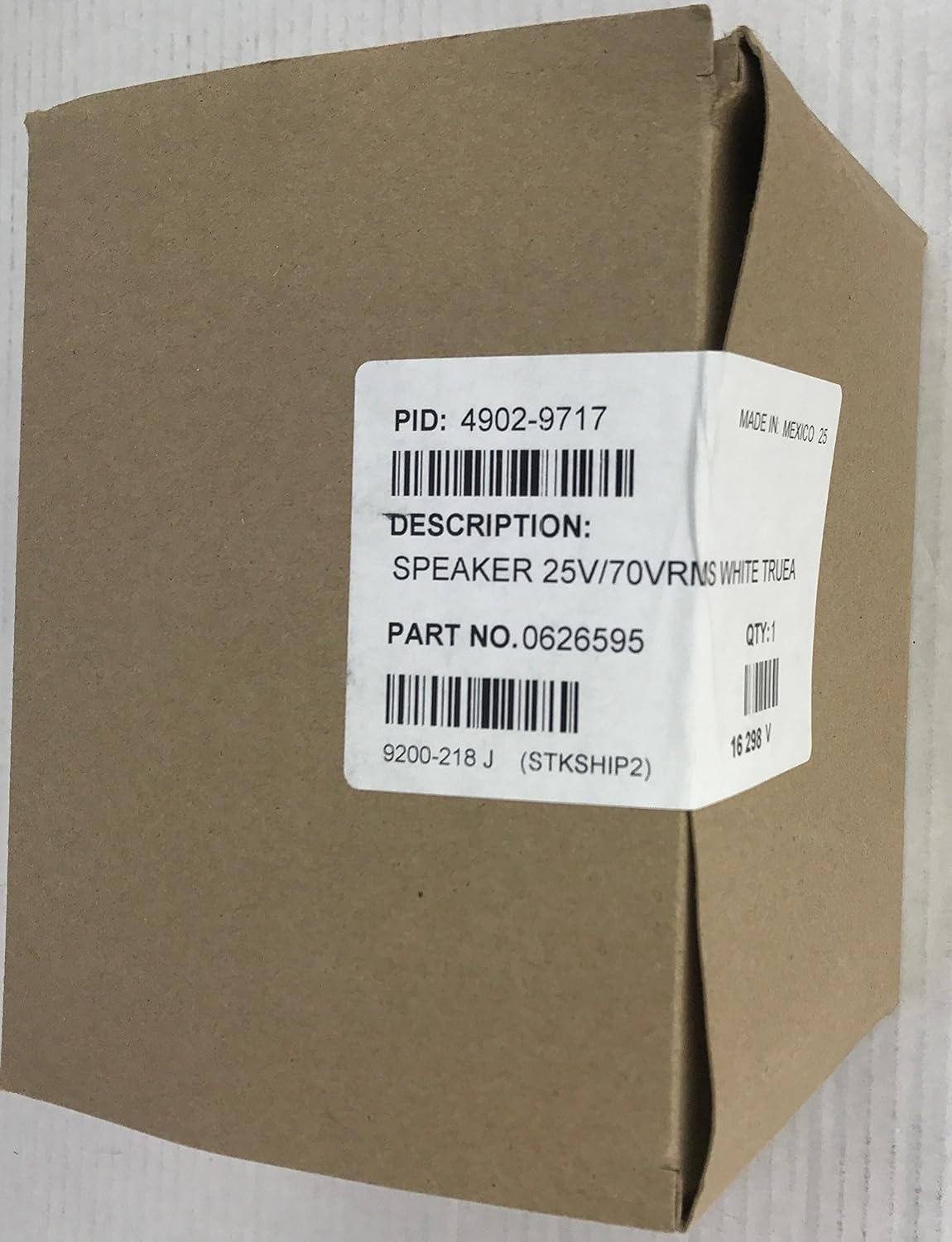 Simplex 4902-9717 - White TrueAlert Speaker 25V/70RMS Pack of 2