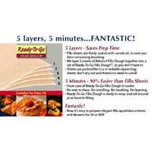 Athens Foods Fillo Pastry, 15 Pound - 1 each.