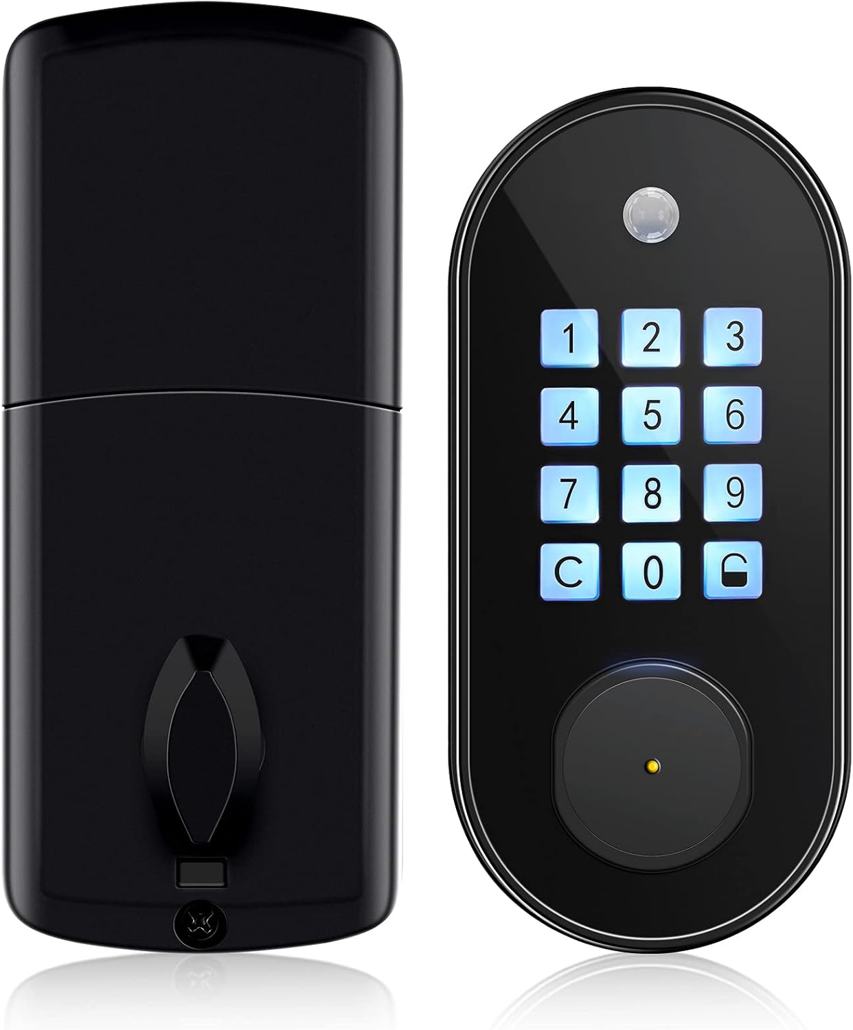 Smart Lock Front Door Locks with Keypads,Keyless Entry Door Lock,Digital Locks for Doors,Back Lit,Easy Installation,Smart Deadbolt for Bedroom Office
