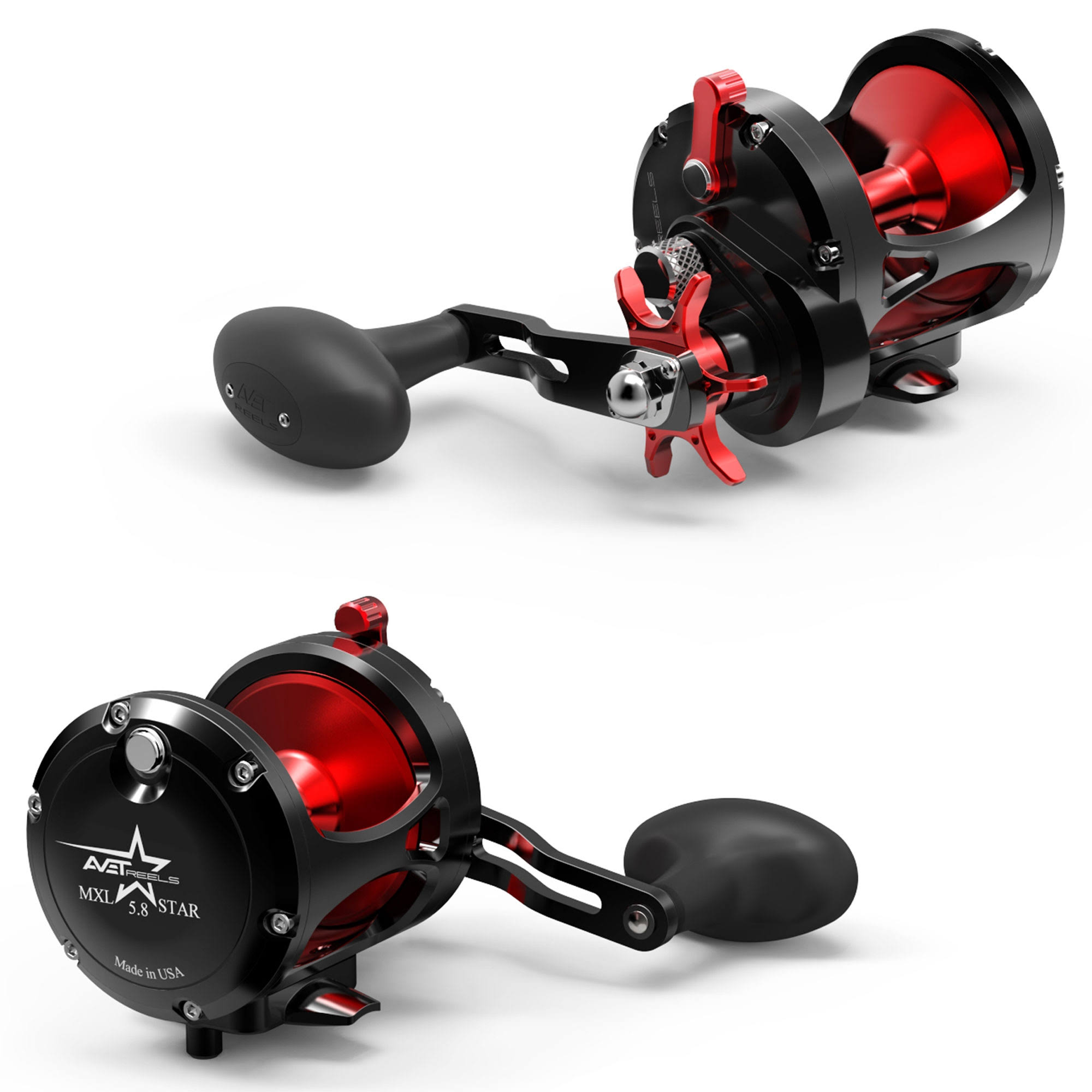 Avet MXL Star Drag Conventional Reels Black