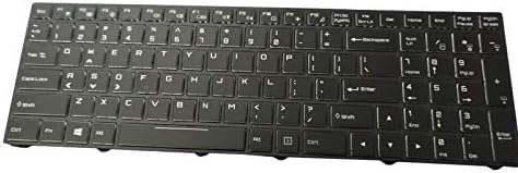 GAOCHENG Laptop Keyboard for CLEVO P970 P970RC P970RD P970RF P970EN P970RN P970ED P970EF United States US Black Frame and Backlit