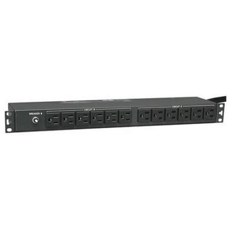 Tripp Lite PDU2430 PDU Basic 120V 30A 24 Outlet 24 x NEMA 5-15R 1U 19 inch Rack-mountable