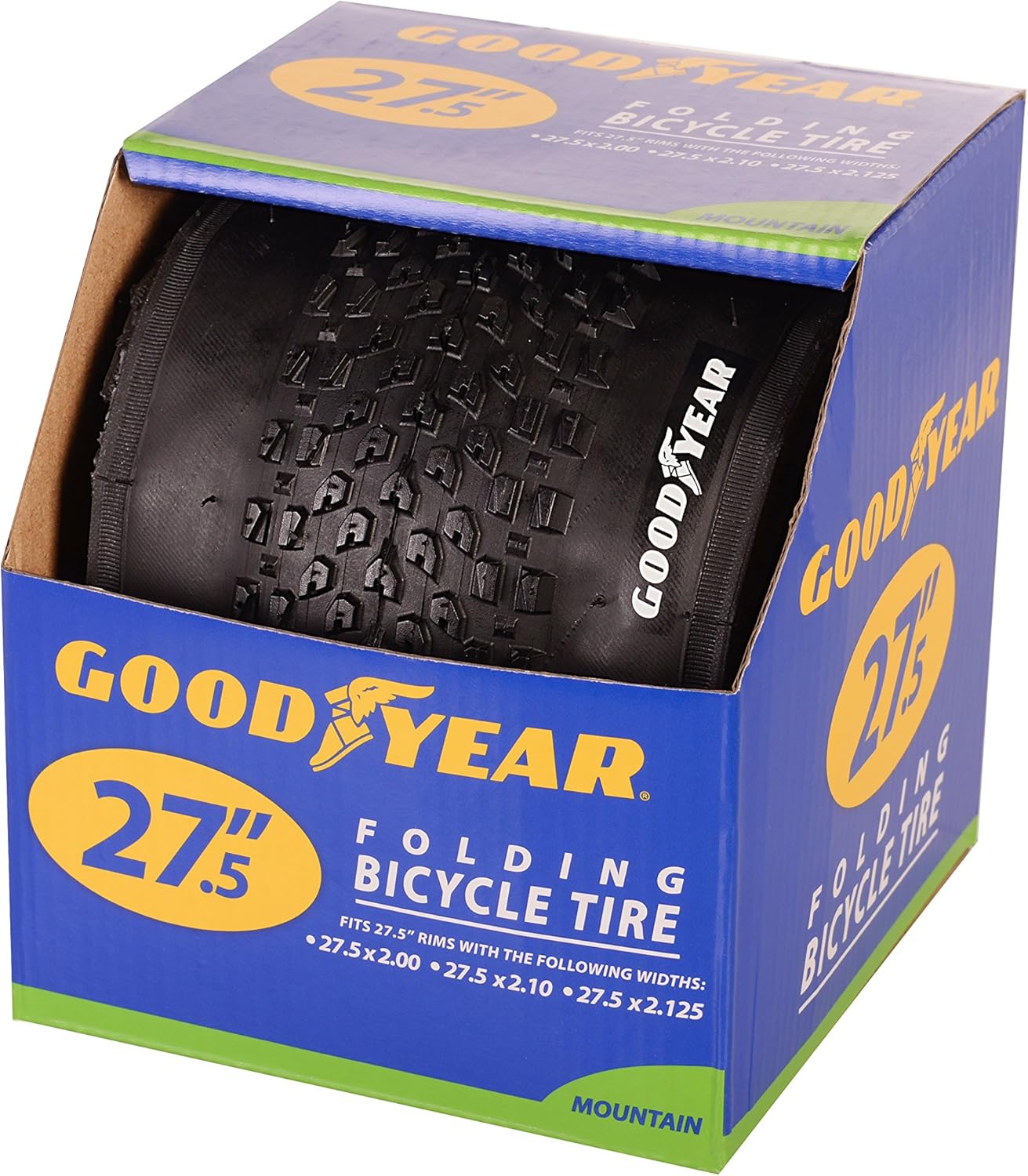 Goodyear Folding Bead Mountain Bike Tire, 27.5