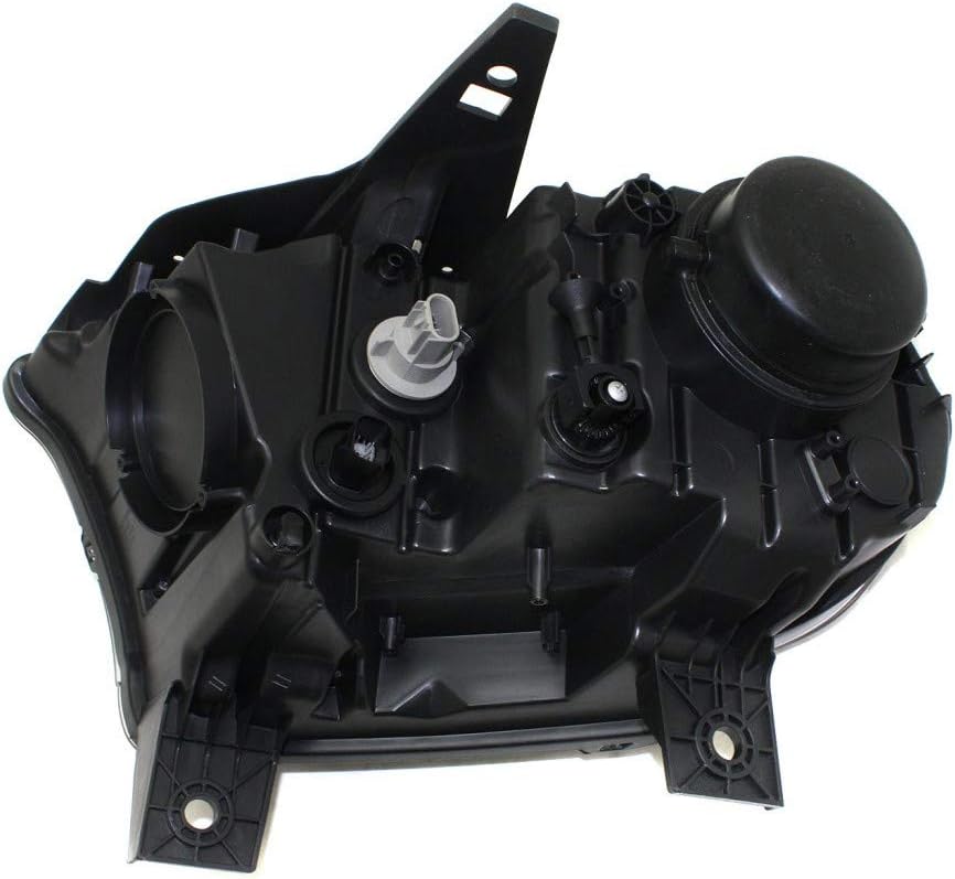 CarLights360: For Dodge Durango Headlight 2014 2015 Pair Driver and Passenger Side w/Bulbs Black Housing DOT Certified For CH2502255 + CH2503255