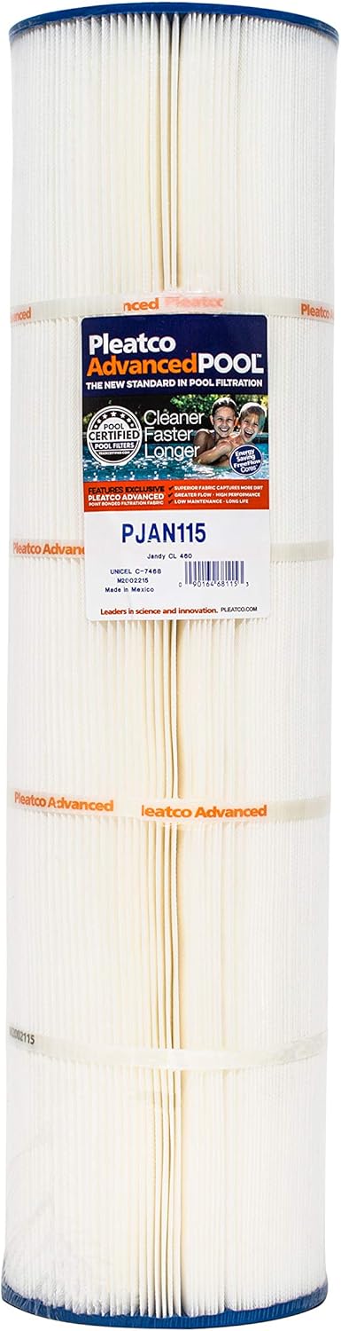 Pleatco PJAN115-PAK4 Replacement Cartridge for Jandy Industries CL 460, Pack of 4 Cartridges