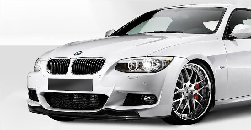 Duraflex 113385 2011-2013 BMW 3 Series 2DR E92 E93 AK-M Front Lip SPOILER, Signature Black - 1 Piece