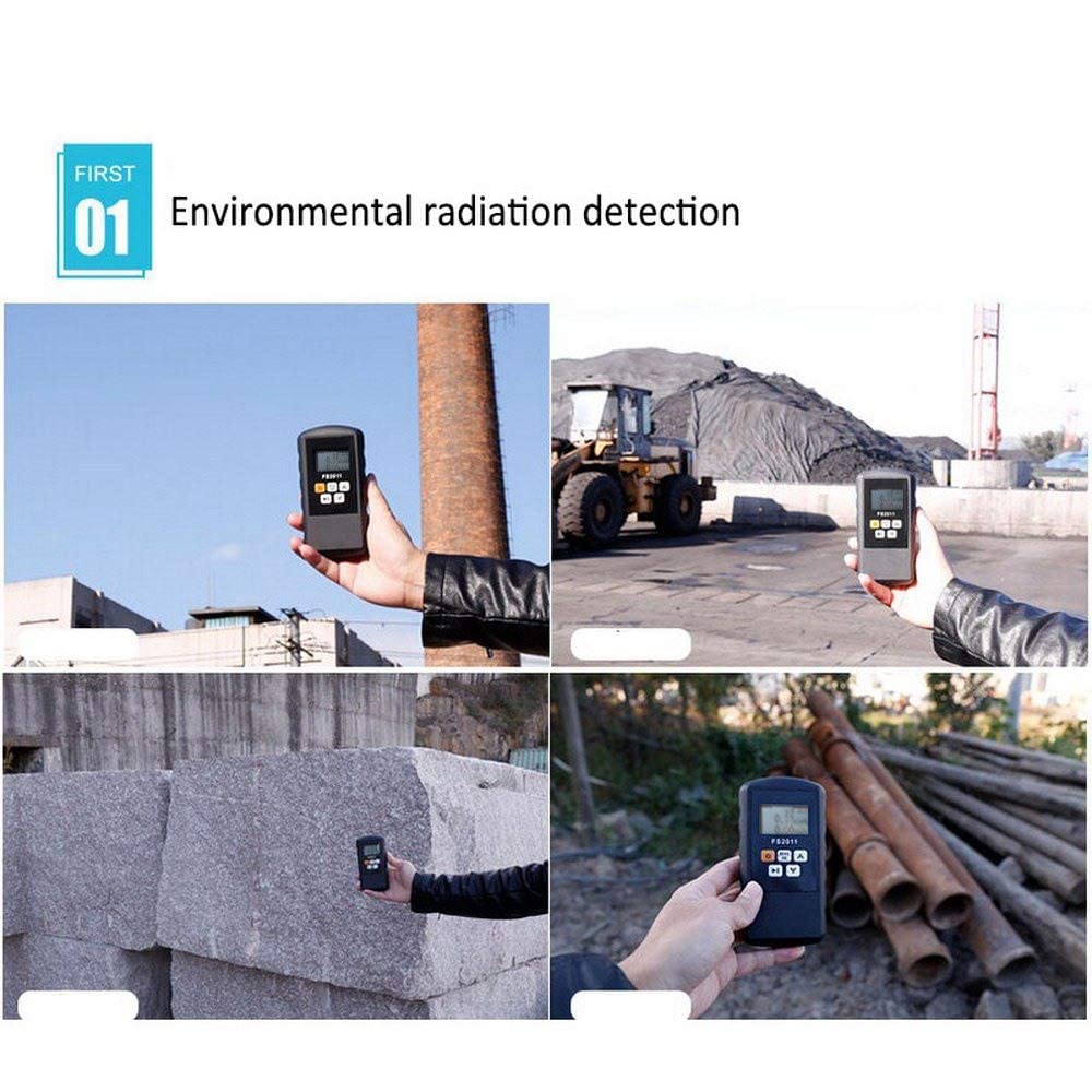 Geiger Counter, Geiger Counter Nuclear Radiation Detector, for Beta Gamma X ray, Real Time Digital High Sensitivity Accuracy Radiation Monitor Dosimeter