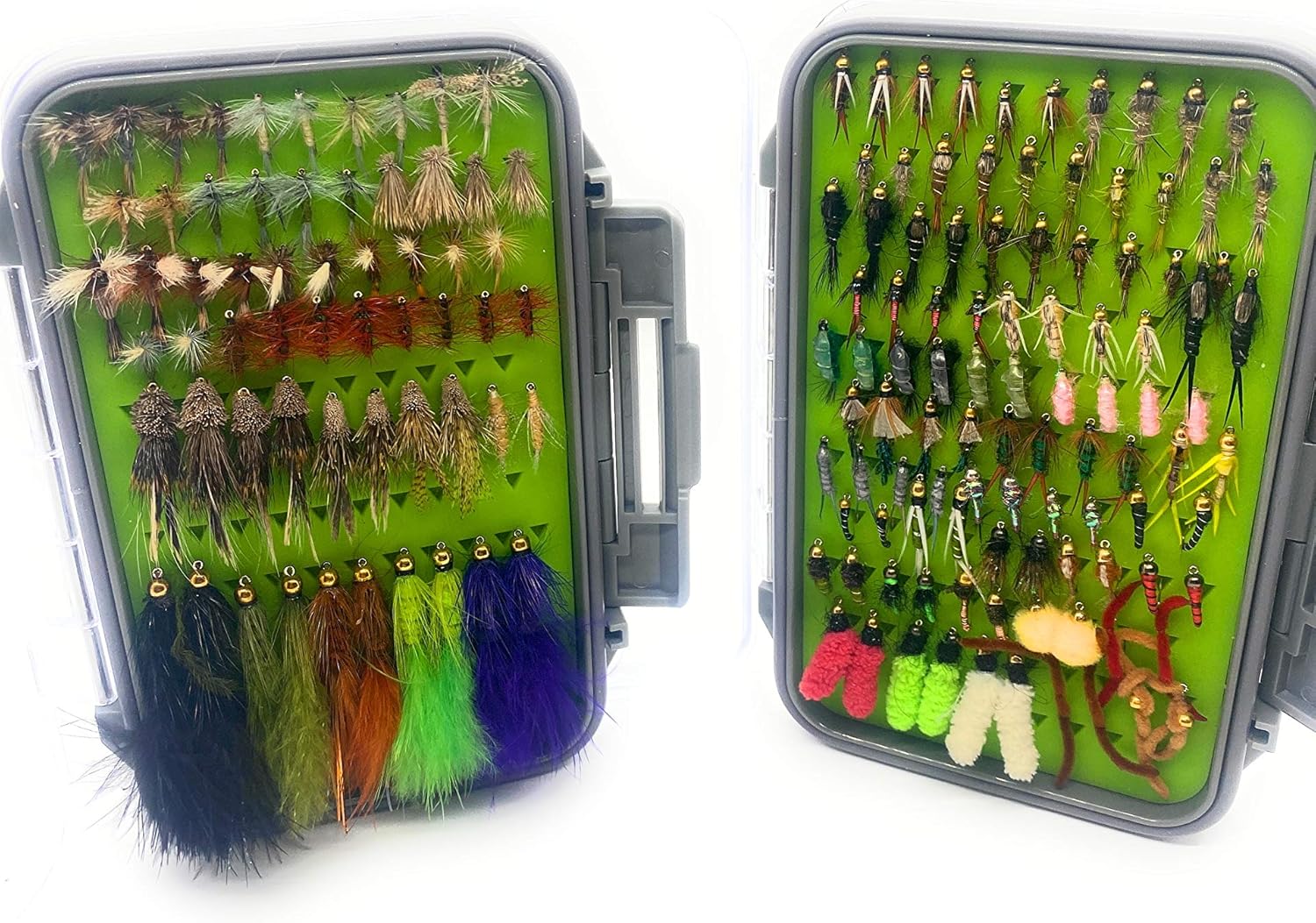 Fly Box with Chest Pack Loaded with 160 Premium Flies