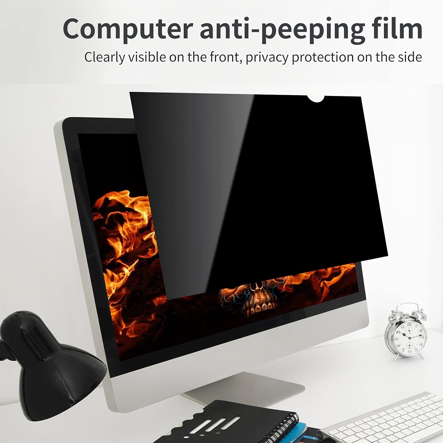 21.5 inch Computer Privacy Screen Filter for 16:9 Widescreen Display-Privacy and Anti-Glare Protection