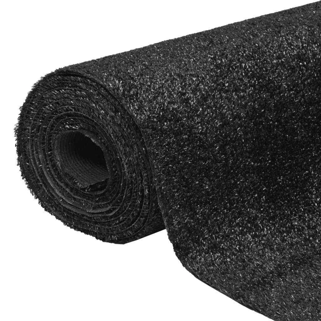 vidaXL Artificial Grass 39.4x22x196.9x22/0.2x22-0.4x22 Black