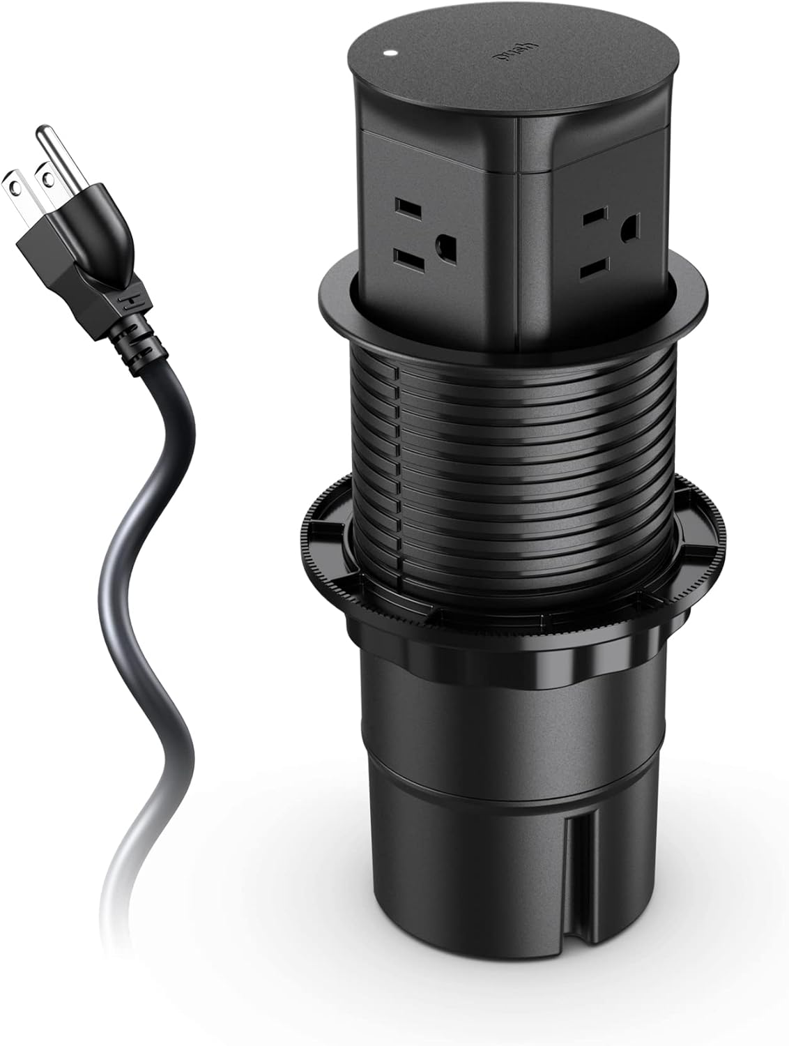 Automatic Pop up Outlet for Kitchen Counter Island,Pop Out Outlet Station with with 15 Amp Receptacle Outlet, Splash Resistant,3.15