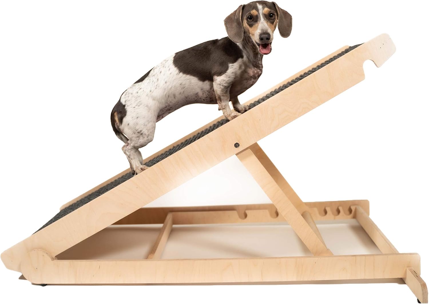 USA Made Adjustable Pet Ramp for All Dogs and Cats - for Couch or Bed with Paw Traction Mat - 40