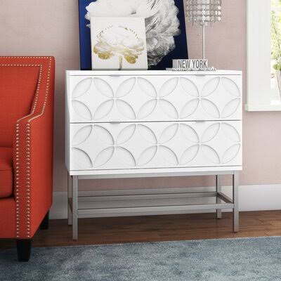 Mercer41 Blessen 2 Drawer Accent Chest