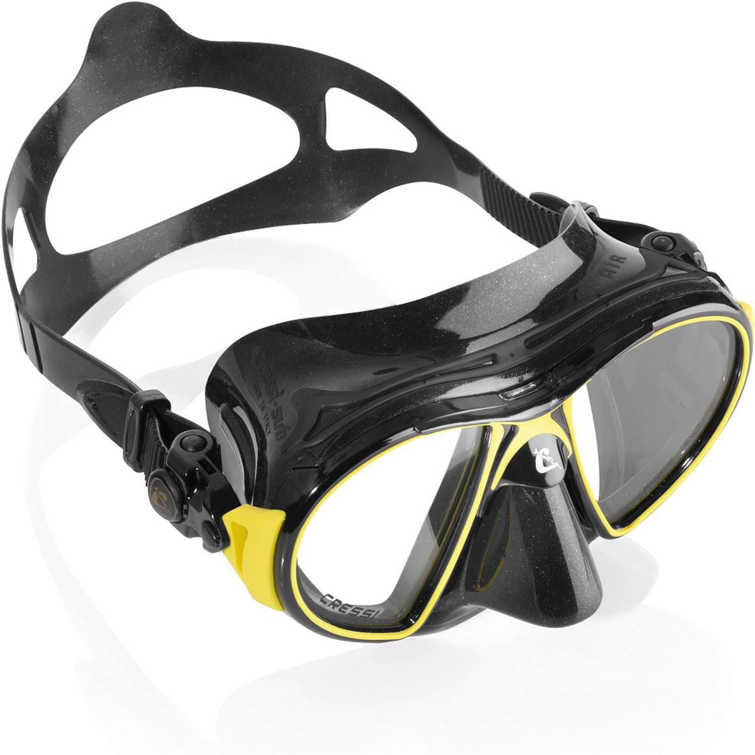 Cressi Air Black Scuba Mask Black/Yellow