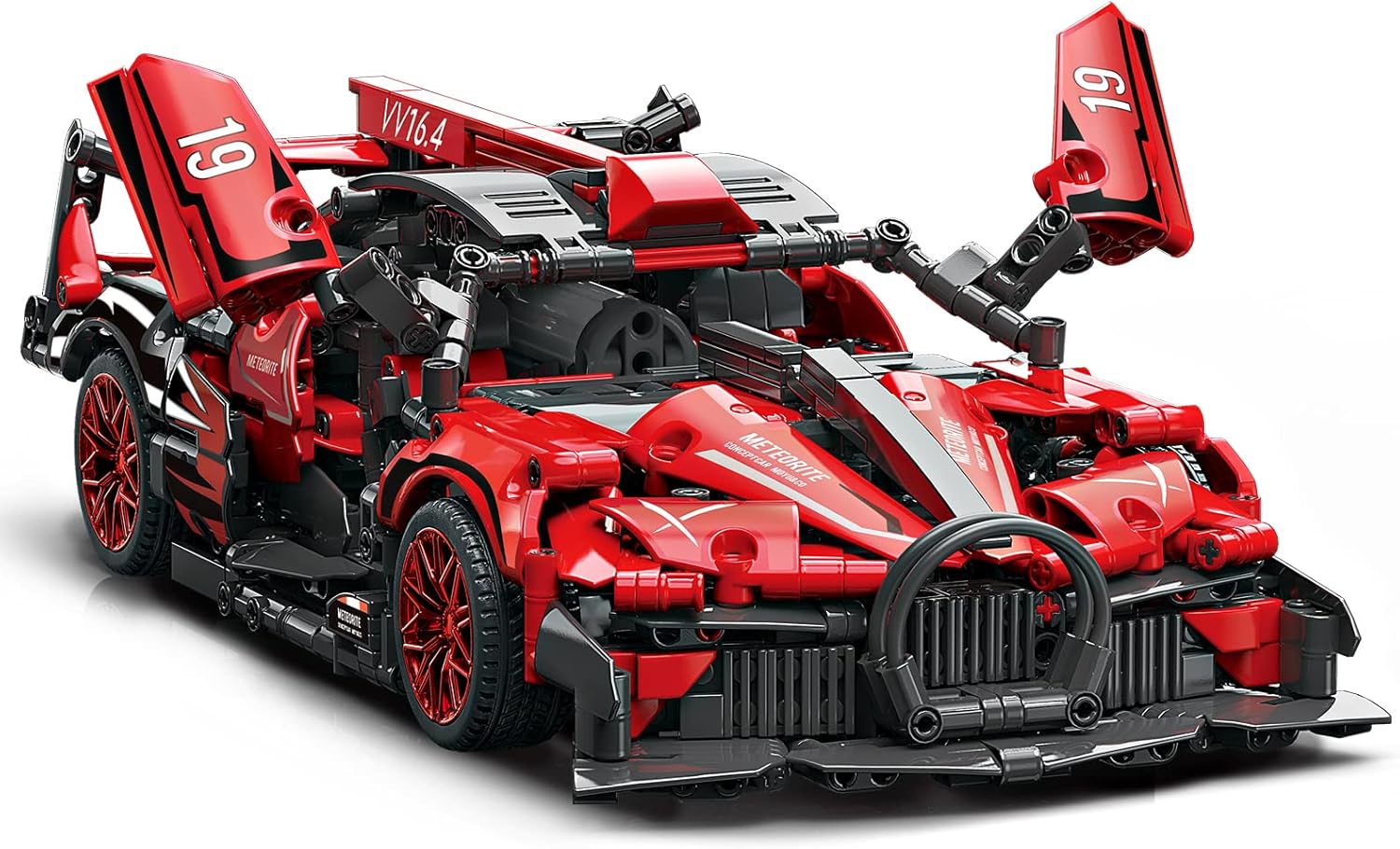 YESHIN MY88303 Racing car Building Block Kits , MOC Building Blocks Set to Build , Gift for Kids Age 8+/Adult Collections Enthusiasts(1373 Pieces ,Static Version)