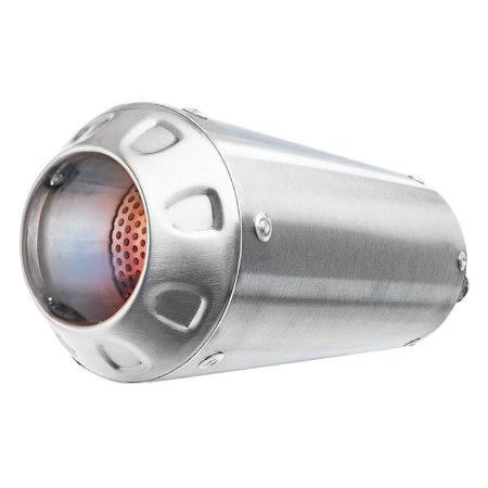 Hotbodies Racing 61702-2403 MGP II Growler Slip-On - Stainless Steel Muffler