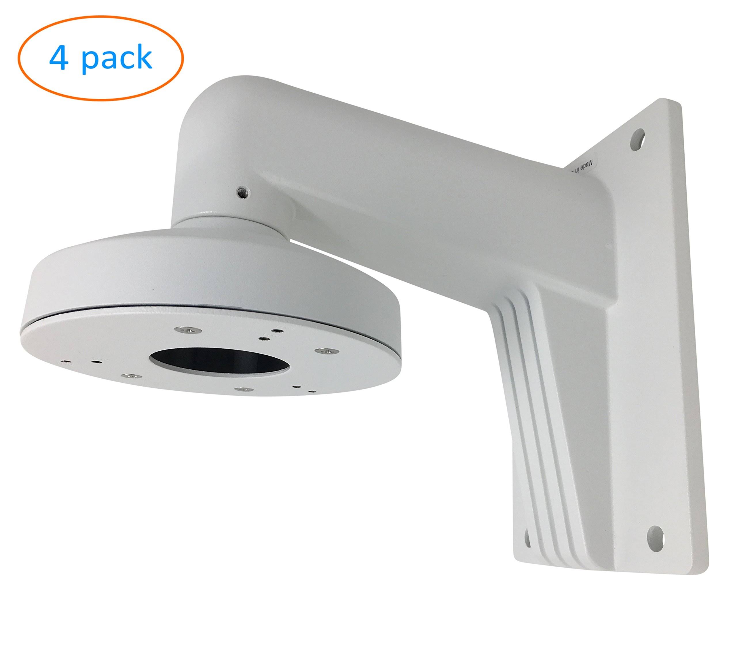 Wms WML PC130T DS-1273ZJ-130-TRL Wall Mount Bracket for Hikvision Turret Camera DS-2CD2342WD-I (4 Pack)