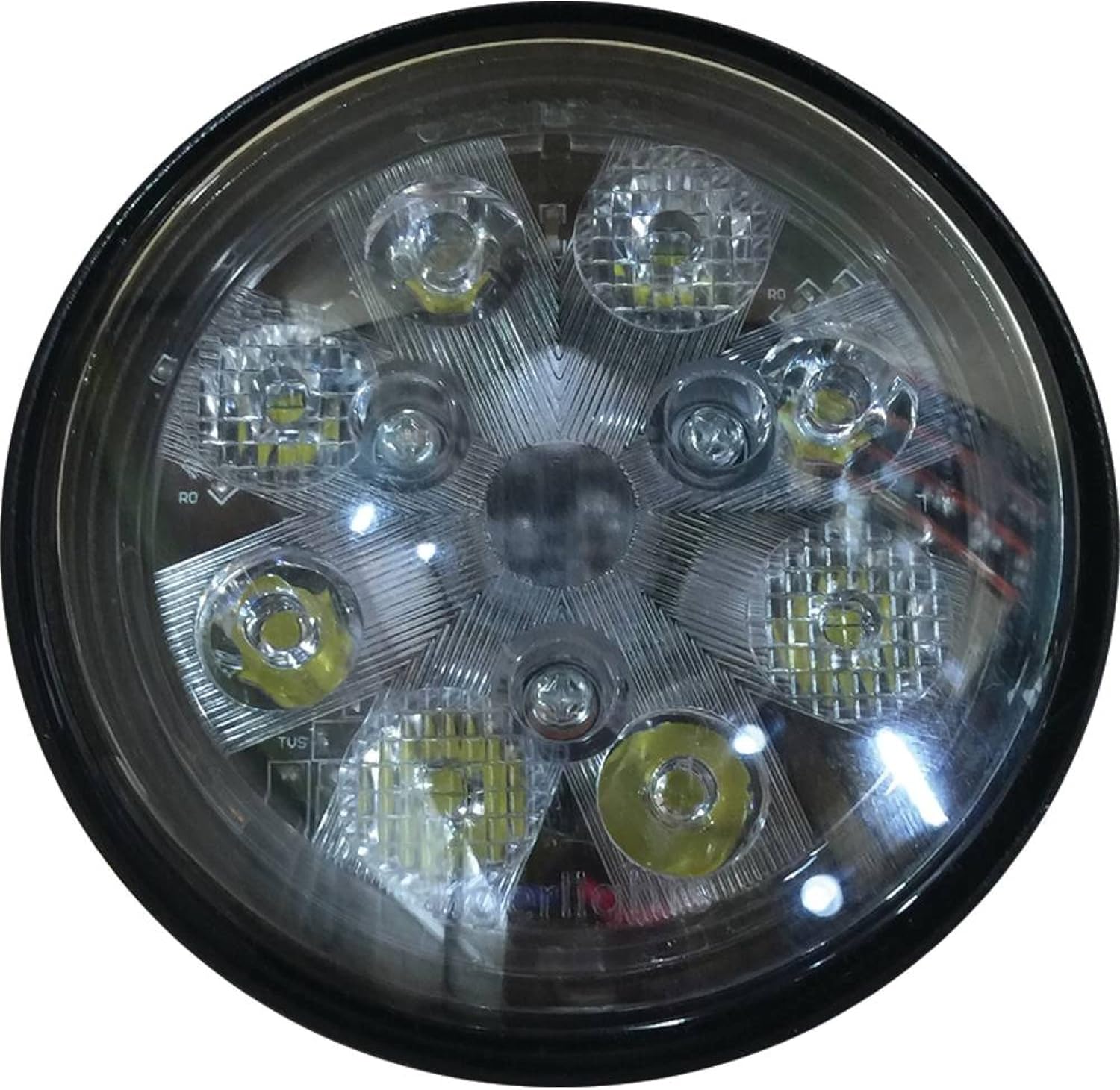 TIGERLIGHTS TL3015 24W LED Sealed Round Light 12V Compatible with/Replacement for Ford New Holland 2000, 2100, 2110, 2120, 2150, 2300, 2310, 2600 Flood/Spot Combo Off-Road Light Pack of 2