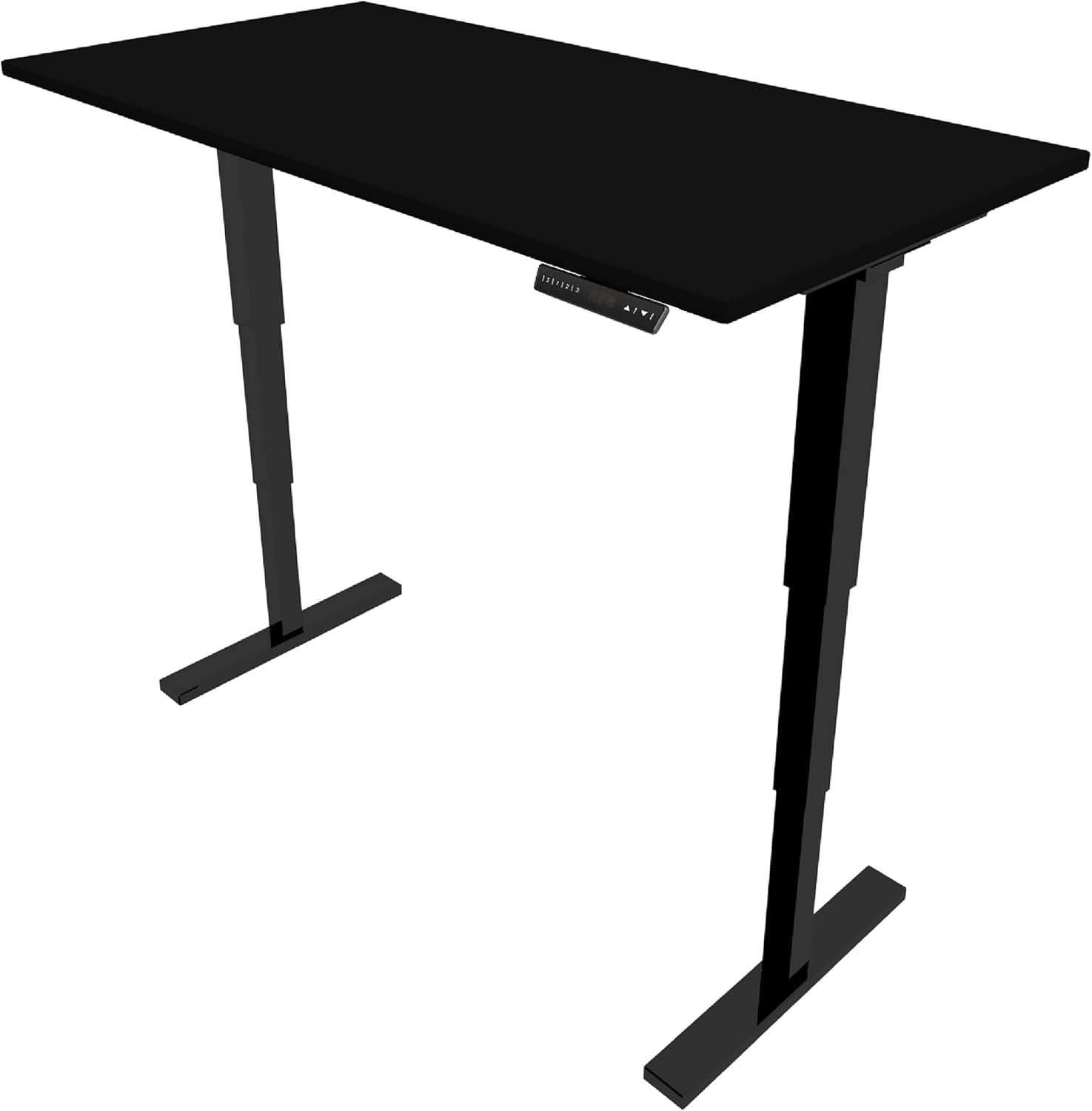 StandDesk Adjustable Electric Standing Desk for Home or Office, Black Laminate Desktop, 60 inches x 30 inches