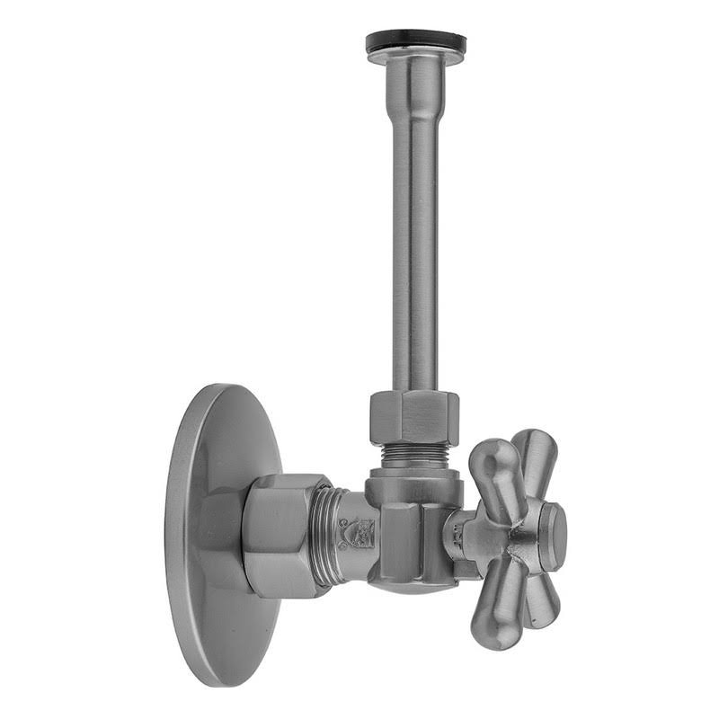 Jaclo 621-71-ORB Quarter Turn Angle Pattern 5/8x22 O.D. Compression (Fits 1/2x22 Copper) x 3/8x22 O.D. Toilet Supply Kit - Oil R