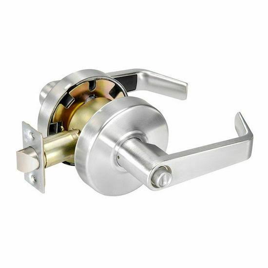 Yale AU4607LN Cylindrical Entry Lever, 2 3/4x22 Backset, Satin Chrome