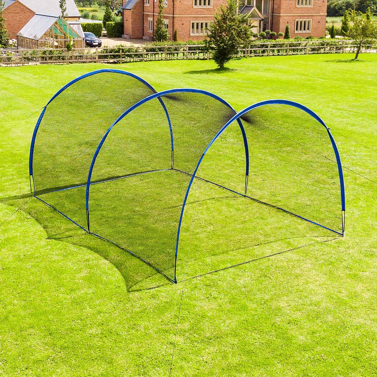 Fortress Pop-Up Baseball Batting Cage | Backyard Batting u0026 Pitching Practice [20ft, 40ft, 60ft or 80ft Net Length] | Basebal