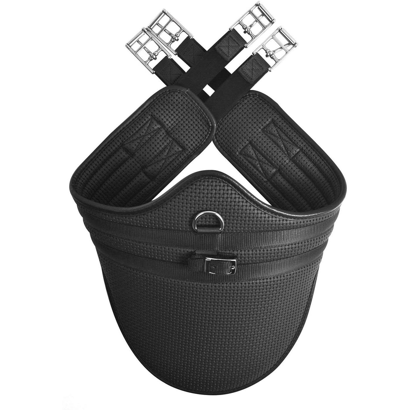 HY HyComfort Waffle Stud Girth - Black - 38x22