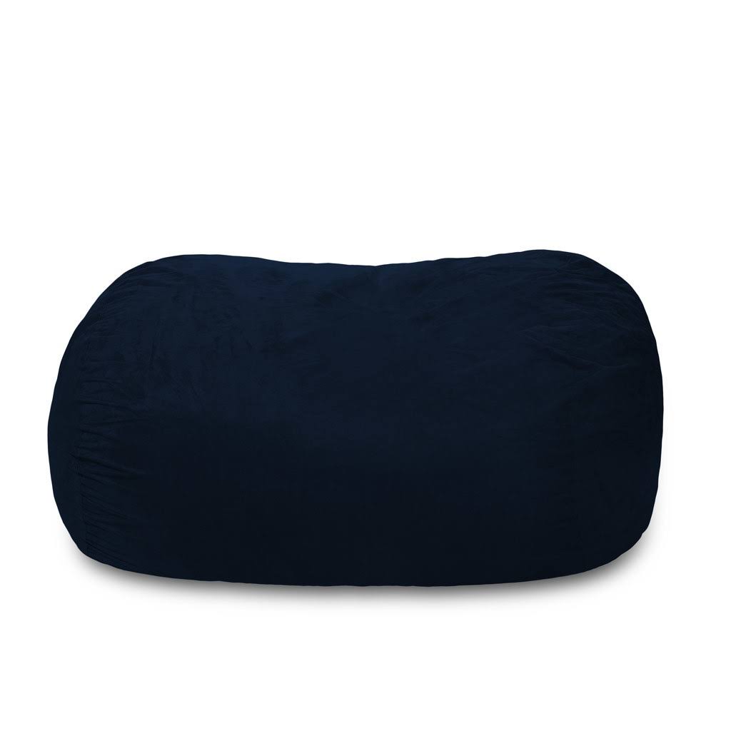 6& Large Bean Bag Lounger with Memory Foam Filling and Washable Cover Blue - Relax Sacks
