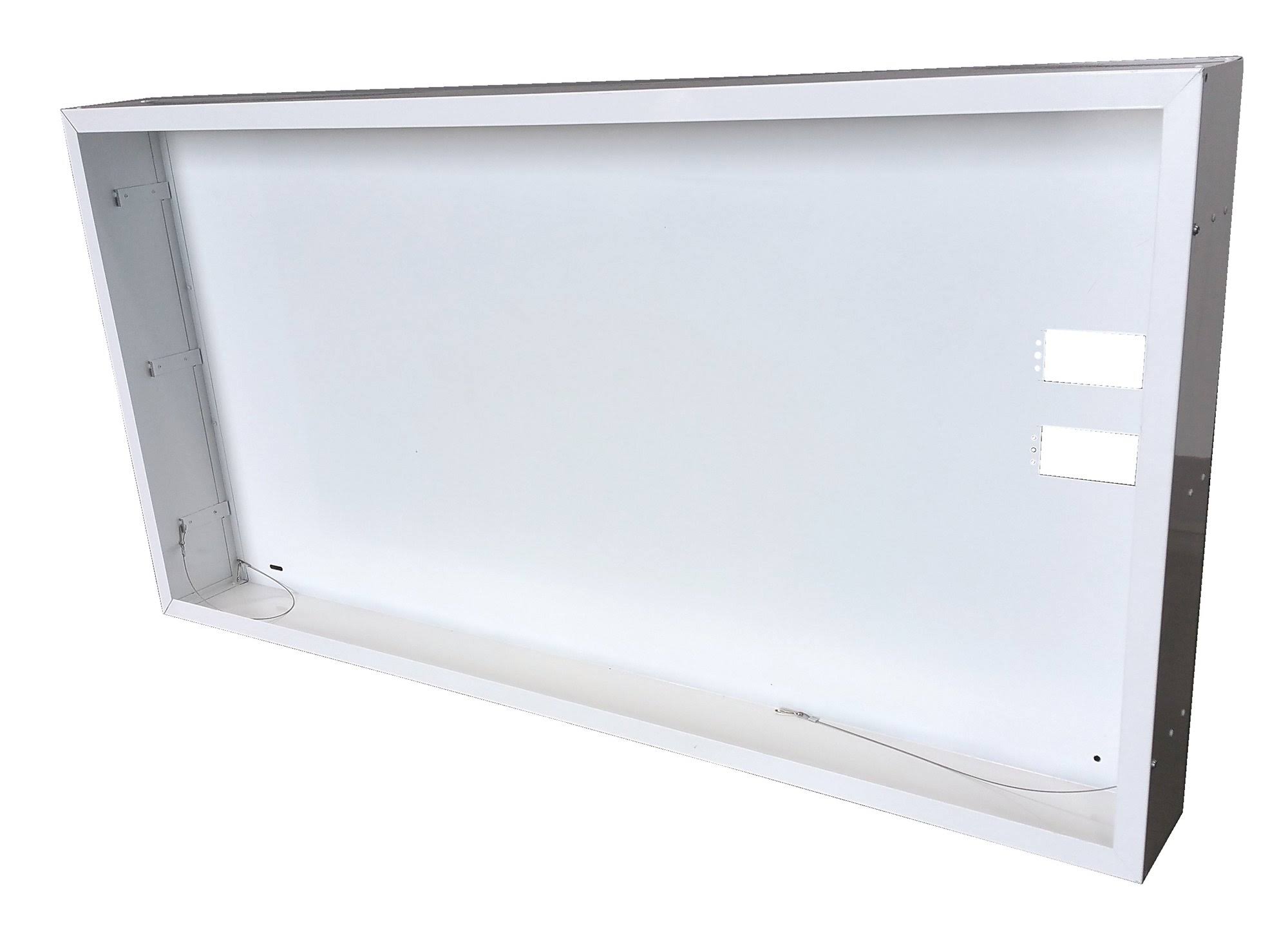 Nicor Lighting SK14 1 x 4 ft. Surface Mount Frame Kit for LED Troffer White