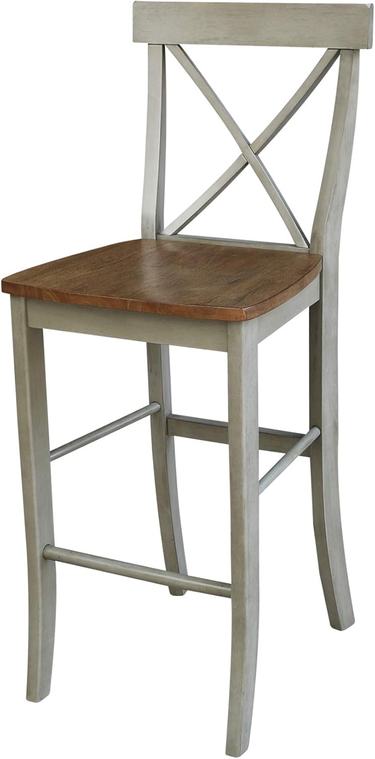 International Concepts X-Back Bar Height Stool - 30