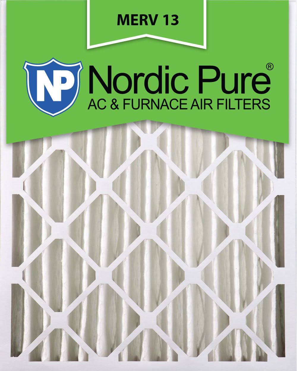 18x24x4 Pleated MERV 13 AC Furnace Air Filters Qty 6