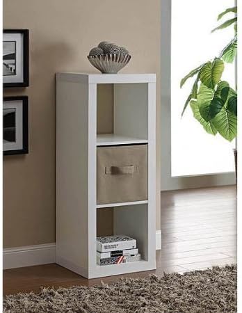 Versatile Better Homes and Gardens 3-Cube Organizer in white Pack of 2