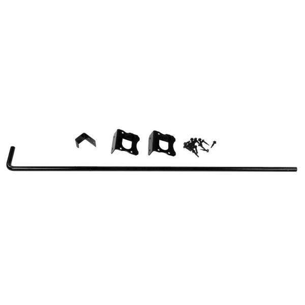 36 in. Black Drop Rod Kit for Vinyl Fence Gates