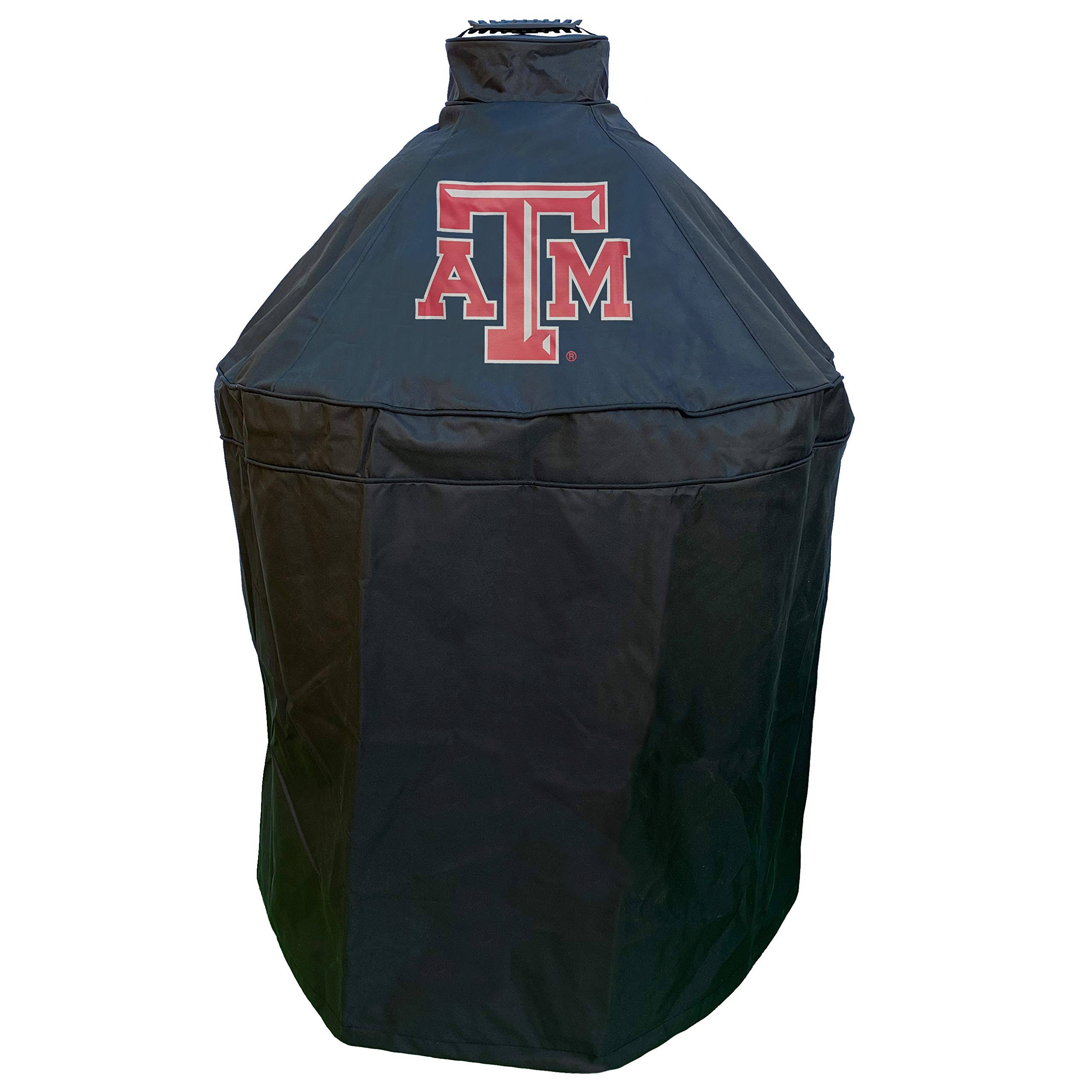 Holland Bar Stool Co. Texas Au0026M Grill Cover for Big Green Egg, Kamado Grill COVER, Big Green Egg Accessories, Collegiate Gri