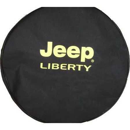 Sparecover Brawny Series - Jeep Liberty 30 inch Tire Cover Yellow, Black