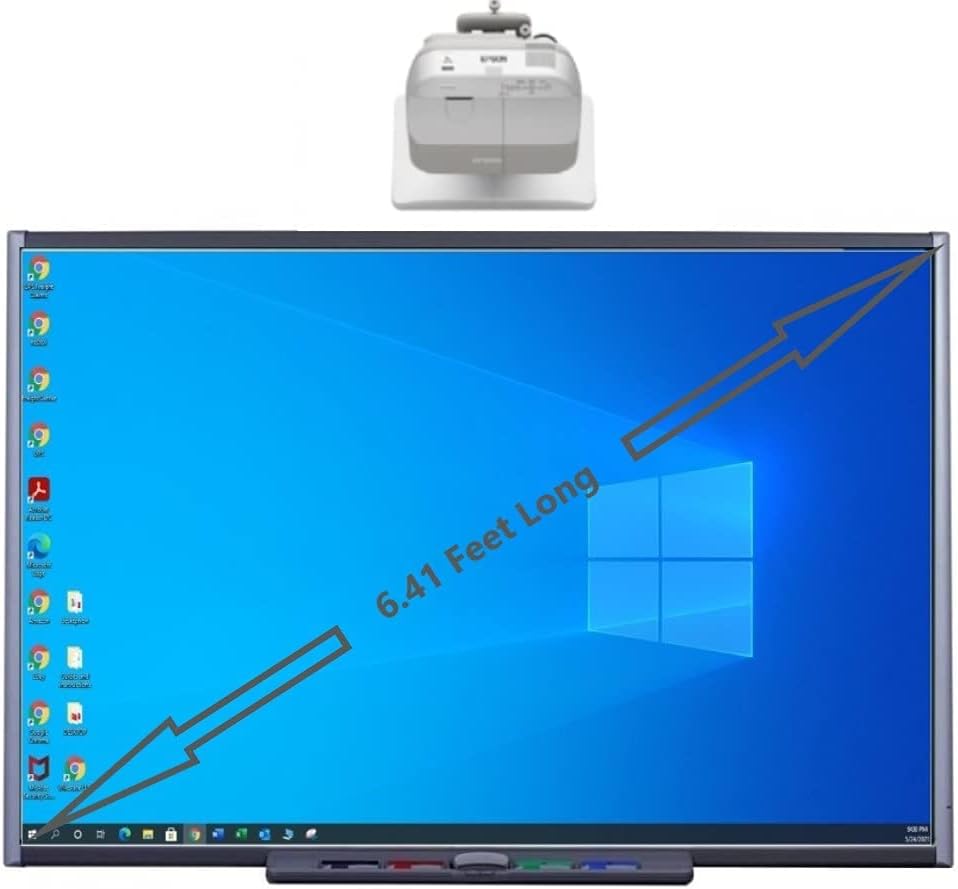 Interactive Smart Board with UST Projector for Classroom/Collaboration Presentation and Meetings