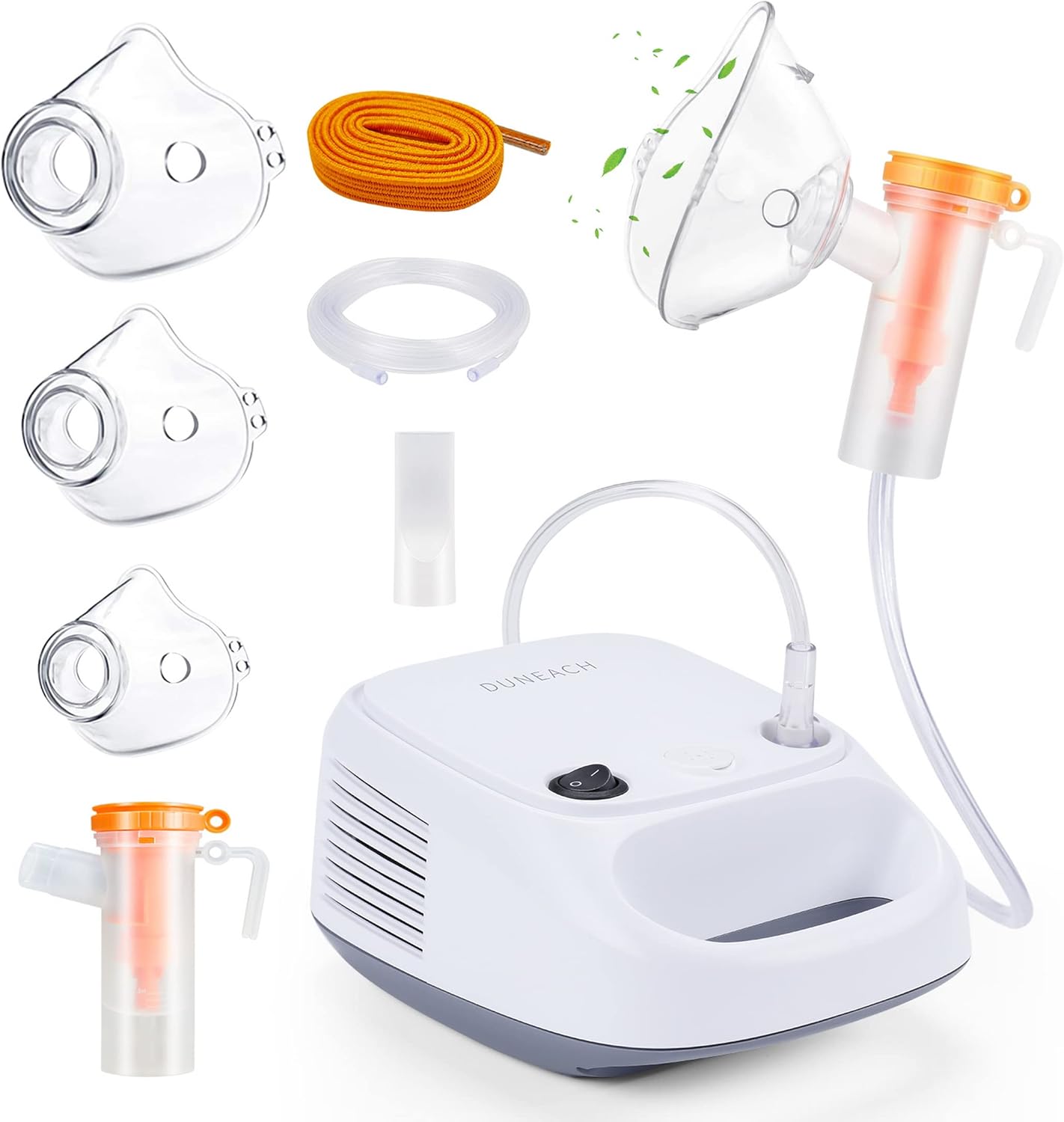 Nebulizer Machine for Kid and Adult, Nebulizer Machine with 1 Set Accessory, Jet Nebulizers Personal Steam Inhaler Cool Mist Compressor System for Kids Adults 072004