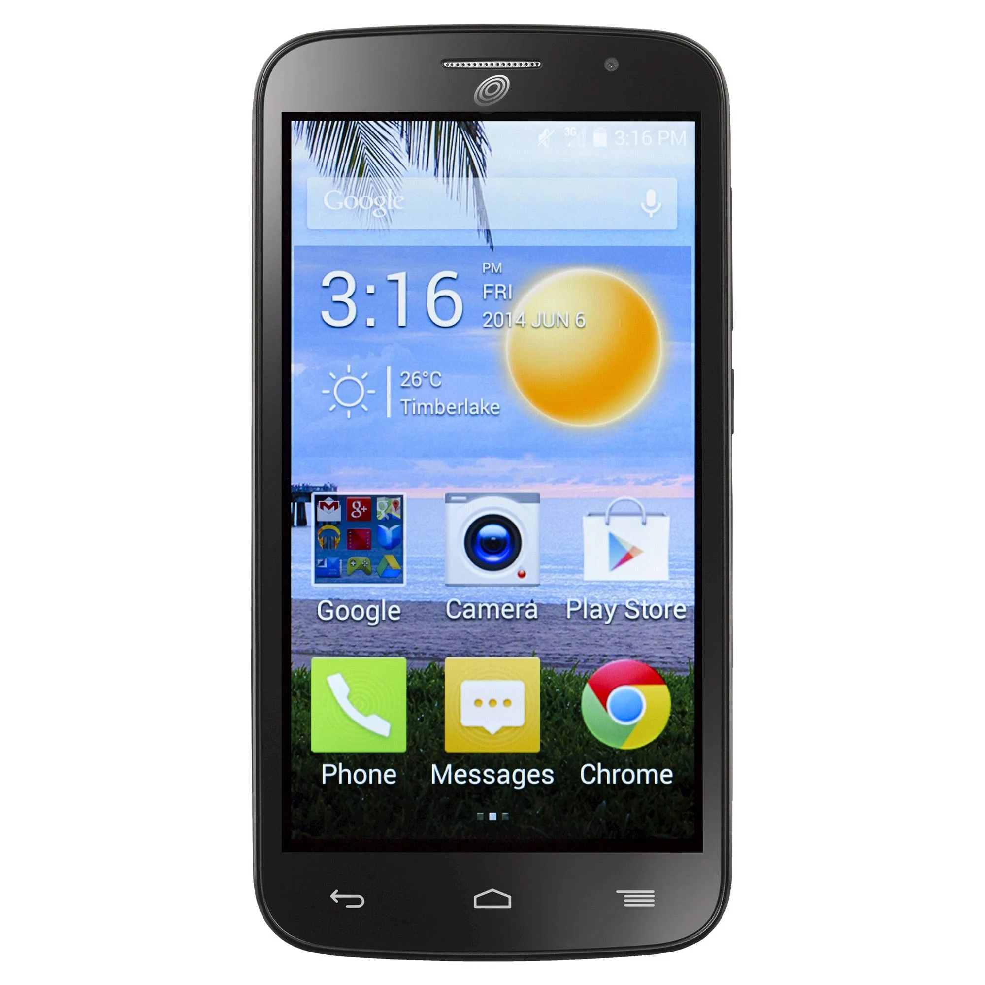 Net10 Alcatel A564 - 2 GB - Black