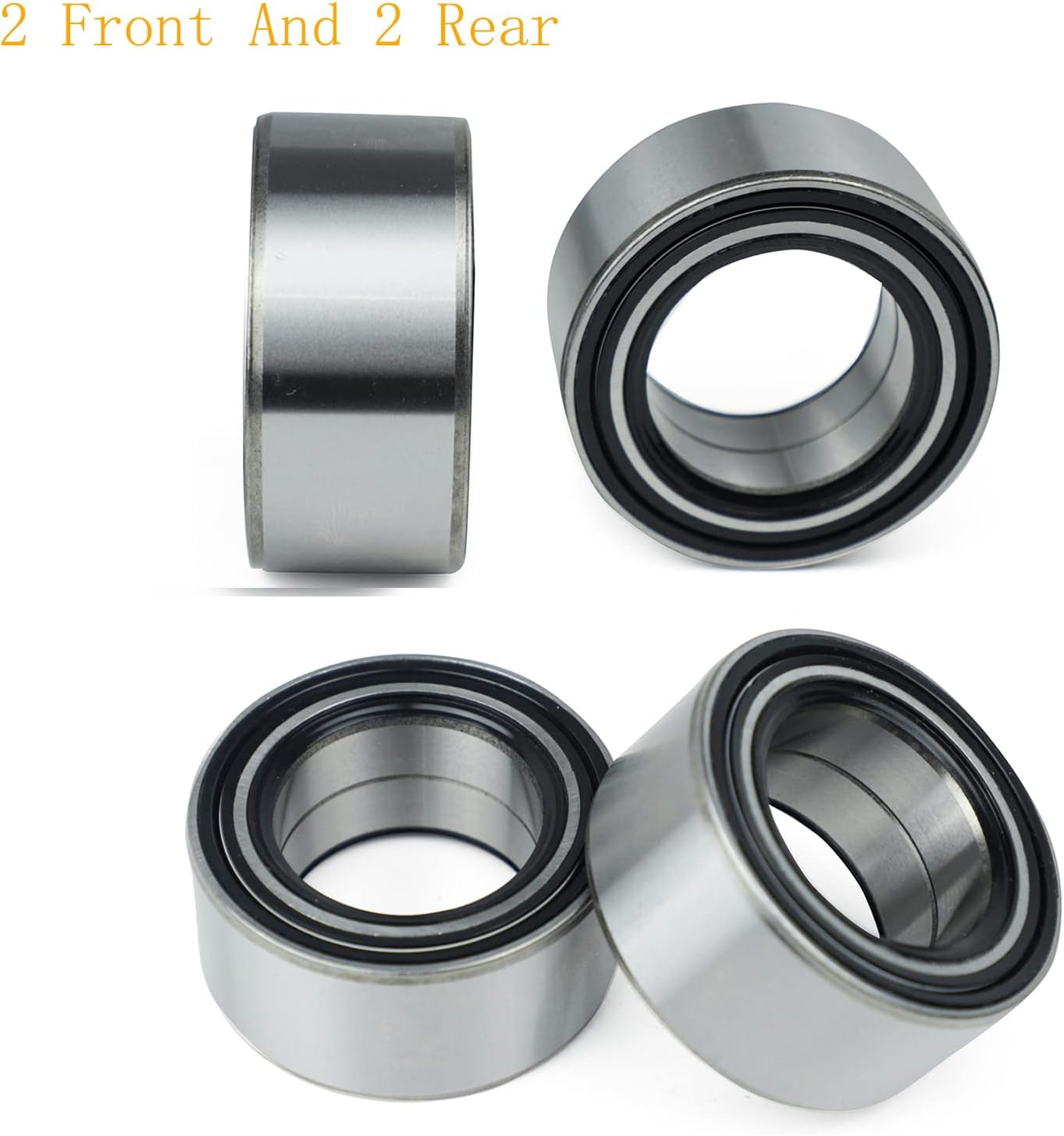 TENGWUMA 4 Pcs Front and Rear Wheel Bearings Pack Fits For 2011-2019 Polaris Ranger RZR XP 1000-S Scrambler Part# 3514699 3514924 3514822 3514627