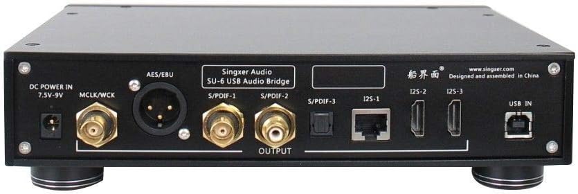 Singxer SU-6 USB Digital Interface XMOS XU208 CPLD Femtosecond Clock Interface