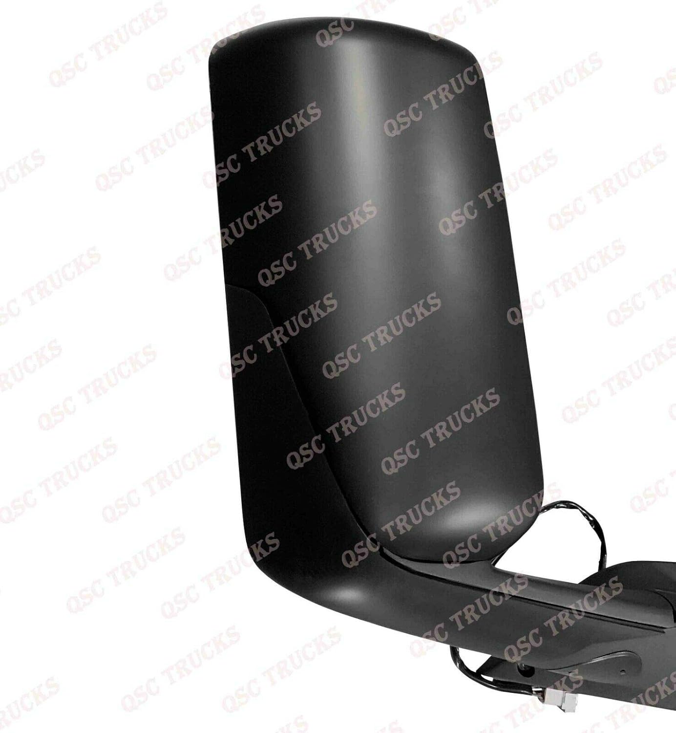 QSC Right Side Black Power & Heated Door Mirror for Freightliner Cascadia 2018+