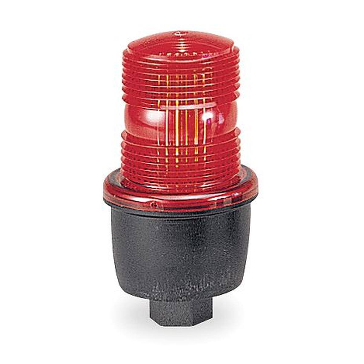 Federal Signal LP3PL-120R Low Profile Warning Light, LED, Red, 120VAC