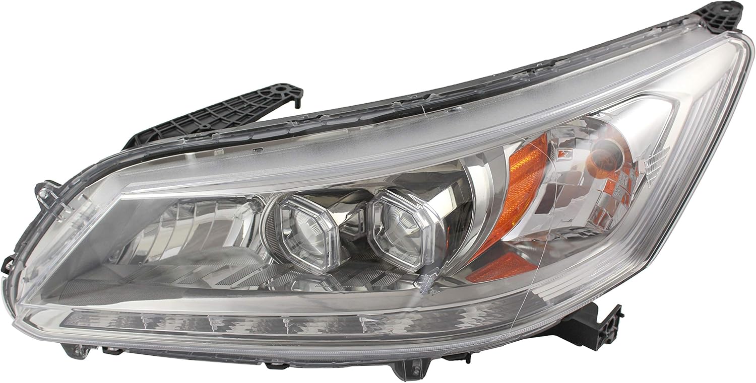 JP Auto Headlight Compatible With Honda Accord Sedan 2013 2014 2015 Driver Left Side Headlamp