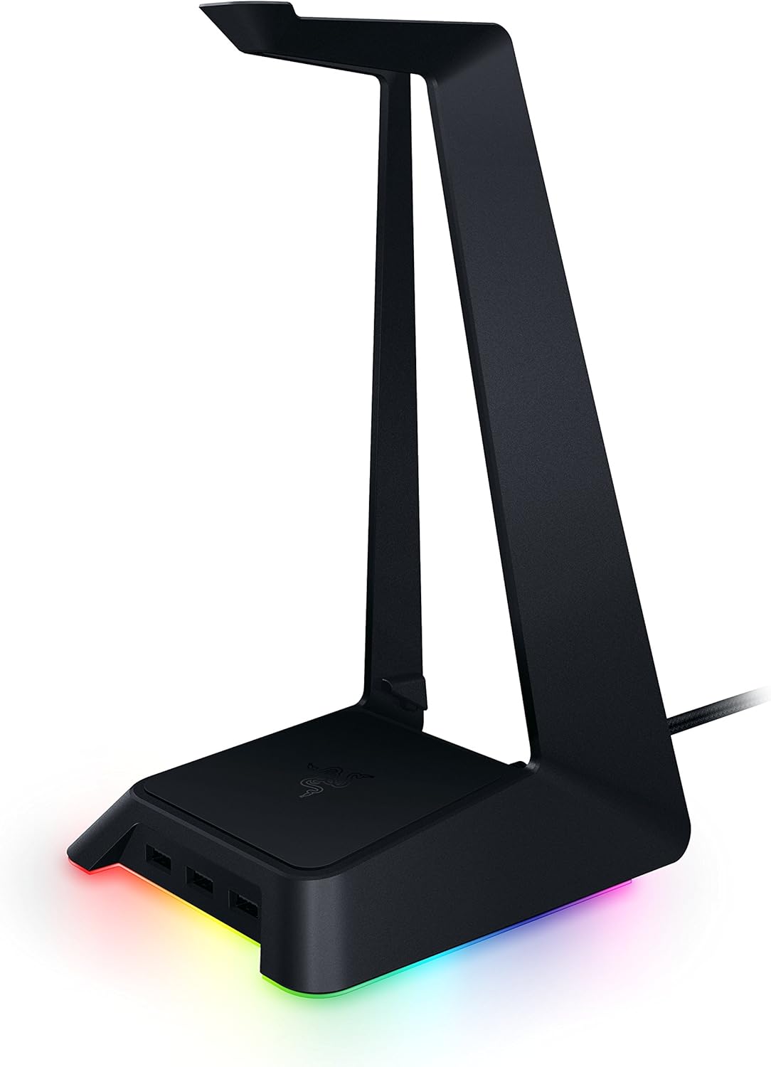 Razer Base Station V2 Chroma: Chroma RGB Lighting - Non-Slip Rubber Base - Designed for Gaming Headsets - Classic Black Pack of 2
