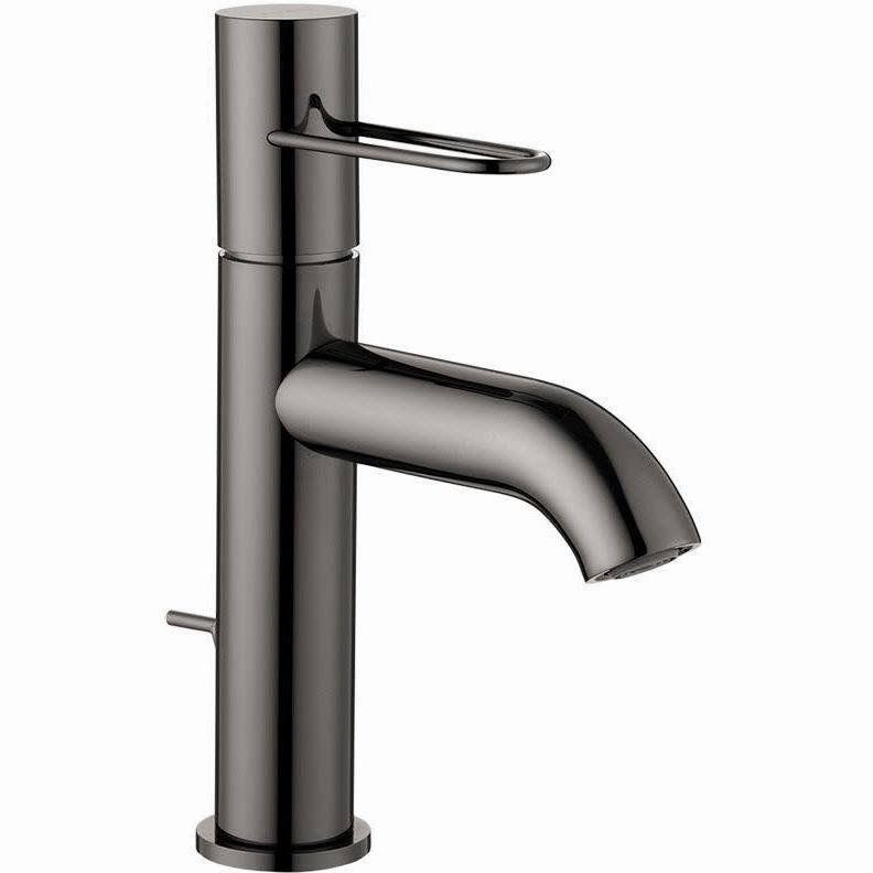 Axor 38023 Uno Loop 100 1.2 GPM Single Hole Bathroom Faucet with Pop-Up Drain Assembly - Polished Black Chrome